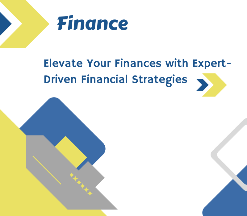 a card with finance word, Elevate Your Finances with Expert-Driven Financial Strategies