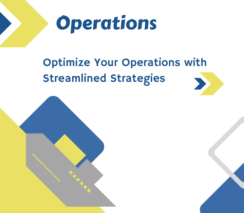 a card with word operations on it, Optimize Operations with Streamlined Strategies